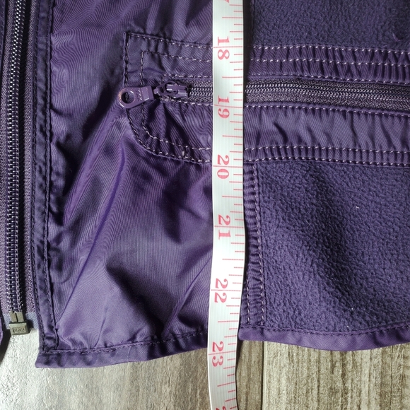 Coldwater Creek Purple Fleece Windbreaker Jacket Women's Size XS EUC - Picture 3 of 16